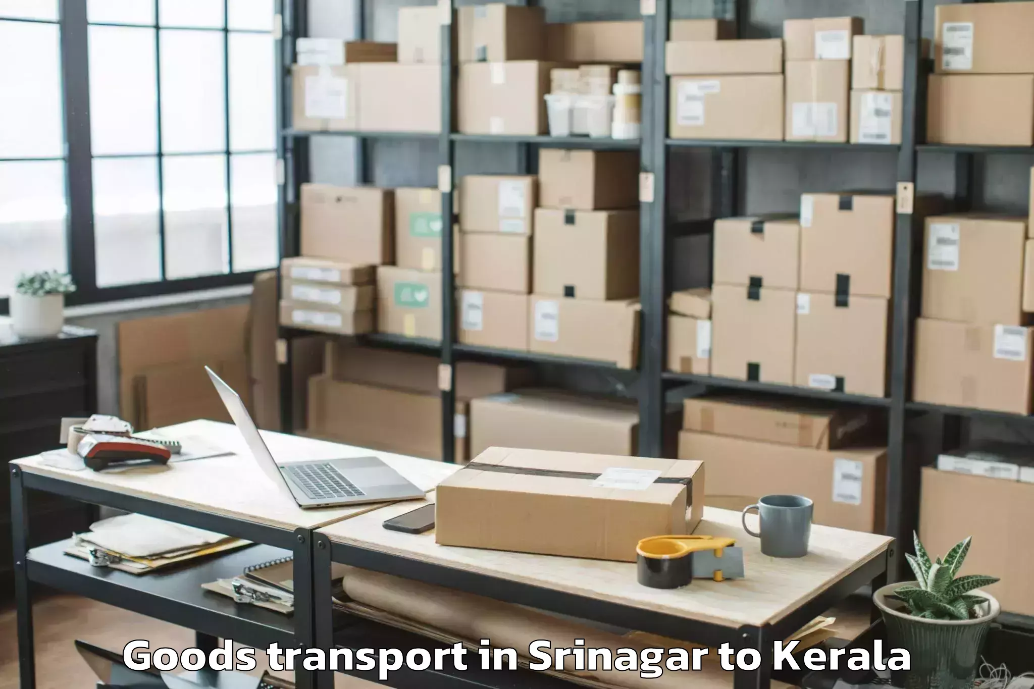 Discover Srinagar to Thiruvananthapuram Airport Trv Goods Transport